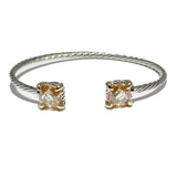 83682, CRYSTAL DESIGNER INSPIRED CUFF BRACELET