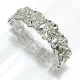 83893, CRYSTAL RHINESTONE STRETCH BRACELET