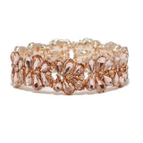 83893, CRYSTAL RHINESTONE STRETCH BRACELET