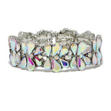 83893, CRYSTAL RHINESTONE STRETCH BRACELET