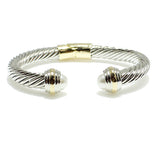 83909, PEARL DESIGNER INSPIRED CUFF BRACELET
