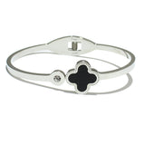 83994, QUATREFOIL STAINLESS STEEL BRACELET