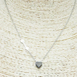84132, HEART N ARROW NECKLACE *STAINLESS STEEL