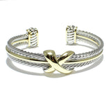 84166, KNOT DESIGNER INSPIRED CUFF BRACELET