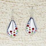 84434, TEARDROP STONE EARRING