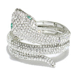 84469, SNAKE CRYSTAL RHINESTONE BRACELET