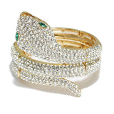 84469, SNAKE CRYSTAL RHINESTONE BRACELET
