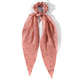 84535, POLKA DOT PONYTAIL HAIR SCARF