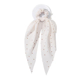 84535, POLKA DOT PONYTAIL HAIR SCARF