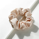 84540, SOLID LINED SCRUNCHIE