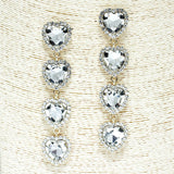 84550, CRYSTAL RHINESTONE HEART DROP EARRING