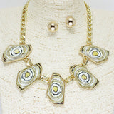 84578, BUBBLE GLASS STATEMENT NECKLACE