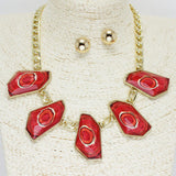 84578, BUBBLE GLASS STATEMENT NECKLACE