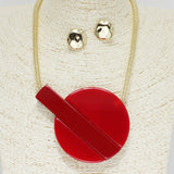 84580, COLOR COATED MAGNETIC CLOSE NECKLACE