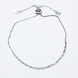 84612, CUBIC ZIRCONIA ADJUSTABLE BRACELET