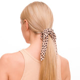 84685, LEOPARD HAIR SCARF SCRUNCHIE