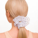 84686, POLKA DOTS PRINTED SCRUNCHIE