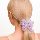 84686, POLKA DOTS PRINTED SCRUNCHIE