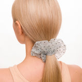 84686, POLKA DOTS PRINTED SCRUNCHIE