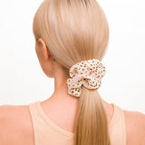 84688, LEOPARD PRINTED SCRUNCHIE