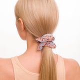 84688, LEOPARD PRINTED SCRUNCHIE