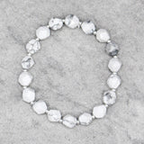 84724, FACETED BEAD STRETCH BRACELET