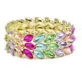 84918, RHINESTONE STRETCH BRACELET