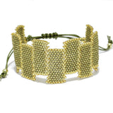 84934, SEED BEAD ADJUSTABLE BRACELET