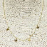 84957, DAINTY BUTTERFLY CHARM NECKLACE