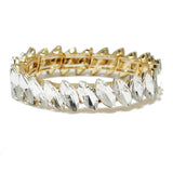 84990, MARQUISE RHINESTONE STRETCH BRACELET