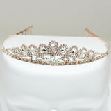 85071, RHINESTONE TIARA W/ COMB