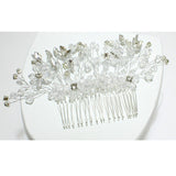 85158, HANDMADE FLOWER BRIDAL HAIR COMB