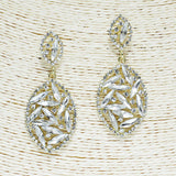85180, CRYSTAL RHINESTONE EARRING