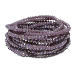 85461, MULTI LAYERED BEAD STRETCH BRACELET