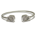 85517, PAVE DESIGNER INSPIRED CUFF BRACELET