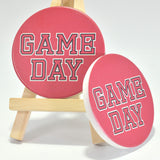 85519, "GAMEDAY" PRINT CAR COASTER, SPORTS