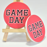 85519, "GAMEDAY" PRINT CAR COASTER, SPORTS