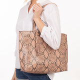 85579, SNAKESKIN LEATHER BAG