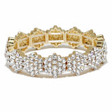 85589, CRYSTAL RHINESTONE STRETCH BRACELET