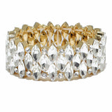 85592, CRYSTAL RHINESTONE STRETCH BRACELET