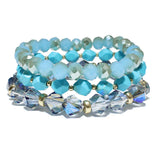 85709, BEAD MULTI LAYERED STRETCH BRACELET