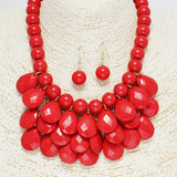 85767, TEARDROP BEAD NECKLACE