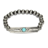 85774, WESTERN BALL BEAD STRETCH BRACELET