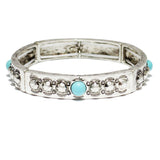 85775, WESTERN BALL BEAD STRETCH BRACELET