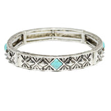 85775, WESTERN BALL BEAD STRETCH BRACELET