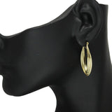 85839, V SHAPED POST EARRING *GOLD DIPPED