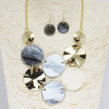 85872, CELLULOSE ACETATE FASHION NECKLACE