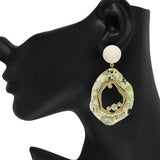 85901, CELLULOSE ACETATE FASHION EARRING