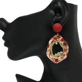 85901, CELLULOSE ACETATE FASHION EARRING