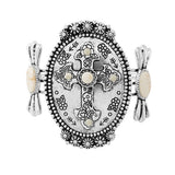 85961, WESTERN CROSS CUFF BRACELET
